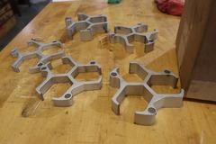 Royal Aluminum Magnetic Back Stop Set (5pcs) 15,20,25,30,35mm Thickness
