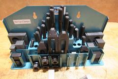Te-co Set up Clamps w/ Rack & Small Angle Plates