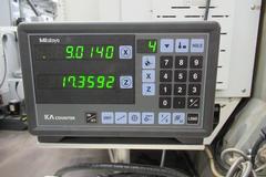 Acer Dynamic 1340G Engine Lathe, 13" x 40", 80 - 2,000 RPM, Tool Post, Tailstock, 2-Axis DRO