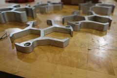 Royal Aluminum Magnetic Back Stop Set (5pcs) 15,20,25,30,35mm Thickness