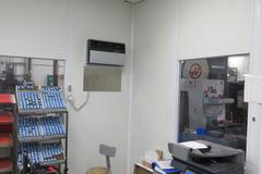 Quality Assurance Lab - 20' x 20' with (1) 72" x 120" Double Door Entrance and (1) 36" x 84" Door, Friedrich Wall Mounted Air Conditioner and MORE