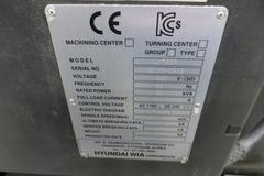 Hyundai Wia LV500R CNC Vertical Turret Lathe, Fanuc 32i, 15" 3-Jaw Chuck, 12-Station Turret, LNS/Turbo Chip Conveyor