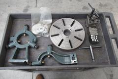 Central Machinery TD-1440 Engine Lathe,  6" 3-Jaw Chuck, Tool Post, Tailstock, Steady Rest 