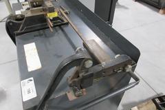 JF Helmold & Bro -Tool & Die Attachments - Die Forming, Notching, Shear - Mounted On Heavy Duty Storage Work Bench