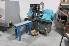 Peerless HB-1010AE Automatic Horizontal Band Saw, 10" Capacity, 1.25" Blade, 16" Auto Stock Feed, 9 Multi-Index - New 2018