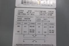 Federal Pacific - Buck Boost Auto Transformer - 120/240x12/24
