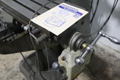 Bridgeport 1J Vertical Milling Machine, Variable Speed Power Table Feed, 2-Axis DRO