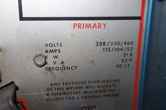 Miller Model 330A/BP AC/DC Tig Welder, with Cables, (2) Torches, Chiller, Foot Trip, Cart and Extra Rod