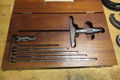 Starret Depth Micrometer 0"-6", Starrett 0"-3" Micrometers, Starret Last Word Dial Indicator & Height Stands