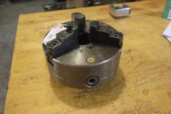 Bison 8" 3-Jaw Chuck with 2.125" Through Hole and D1-5 Camlock Back