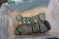 Central Machinery 6" Double End Buffer, with Assorted Buffing Wheels