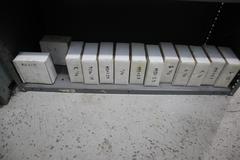 Threading Dies - Many Sizes - with Metal Shelving