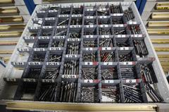 Equipto HD Tool Cabinet - LOADED with Drills, Taps and Dies, Countersinks, Letter and Number Punches and More