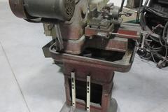 Barker Model AM,  3 Axis Milling Machine, with Pneumatic Clamping System and Pedestal Stand.