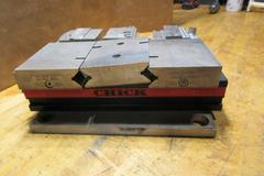 Chick Qwik-Lok Vises MBAS1040 (2) 2-Set Soft Jaws W/ Jergens Ball Lock Fixture Plate