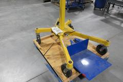 Vestil Steel Portable Work Site Lift 500 Lb. Capacity, With 110V Electric Super Winch