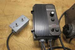 Baldor Nema 4X DC Motor Variable Speed Control Box & Baldor Motor 1/15 HP #GPP233140