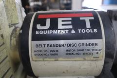 Jet JSG-96 Combination Belt | Disc Grinder, 6"W Belt, 9" Disc, 3/4 HP, With Stand
