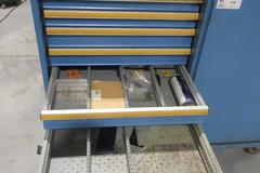 LISTA Double Width CNC Cabinet, 9-Drawer, Rolling, CNC Tool Holder Frames 40 Taper