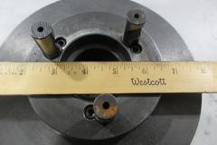 HHT 8" Independent 4 Jaw Lathe Chuck with Reversible Hard Step Jaws and D1-4 Camlock Mounting