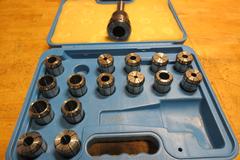 SYIC R-8 Quick Change Collet Set in Plastic Case