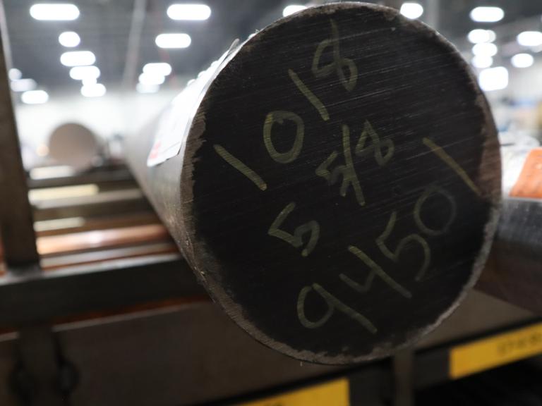 Low Carbon Mild Steel 1018 - 5.625" x 96" 676LBS W/ Certification