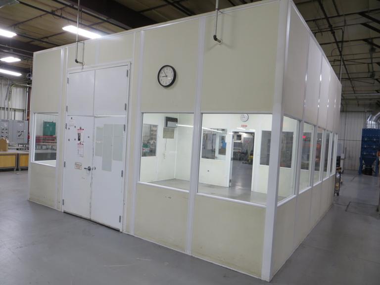 Quality Assurance Lab - 20' x 20' with (1) 72" x 120" Double Door Entrance and (1) 36" x 84" Door, Friedrich Wall Mounted Air Conditioner and MORE