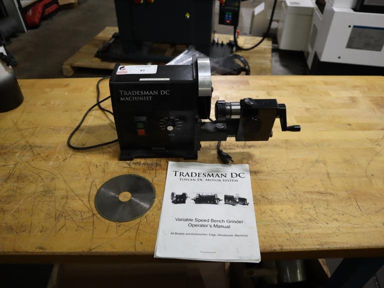 Tradesman T6 6" Bench Grinder, Variable Speed - Single Phase