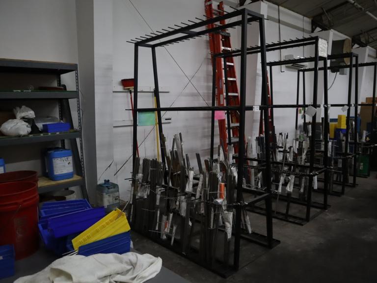 Vertical Material Storage Rack - NO CONTENTS