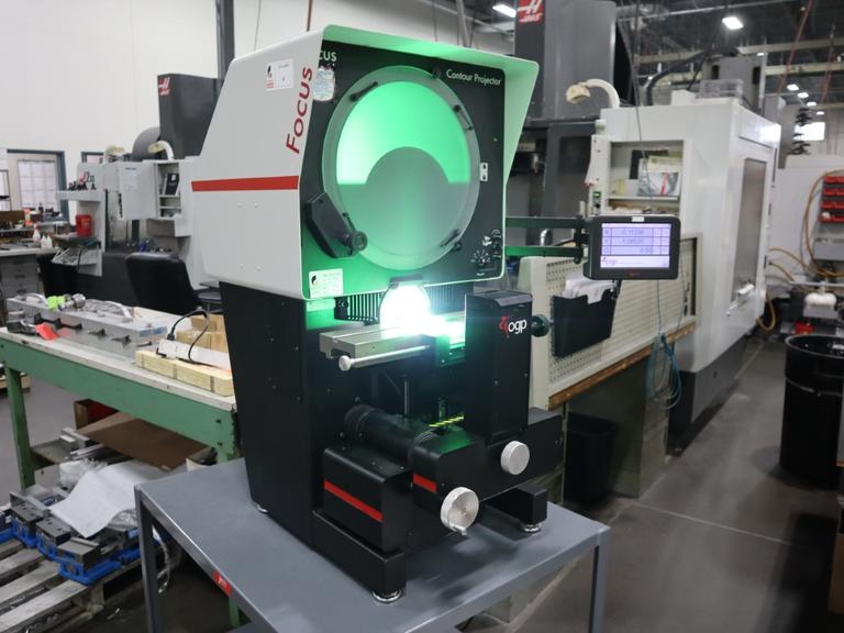 OGP Optical Gaging Products Focus Optical Comparator, 14" Screen Q-Touch DRO - NEW 2022