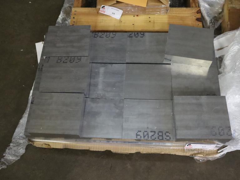 Aluminum 6061-T651 Plates 1.75" x 5.75" x 6.75" (29) with Certifications