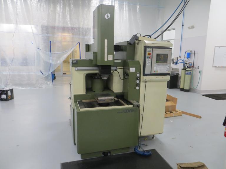 Makino Edge2-A8MR CNC Sinker Type EDM, MGF Control, FPB-ED Pendant Control, 16-ATC, Full C-Axis, (2) Walker Ceramax 5x10 Magnetic Chucks