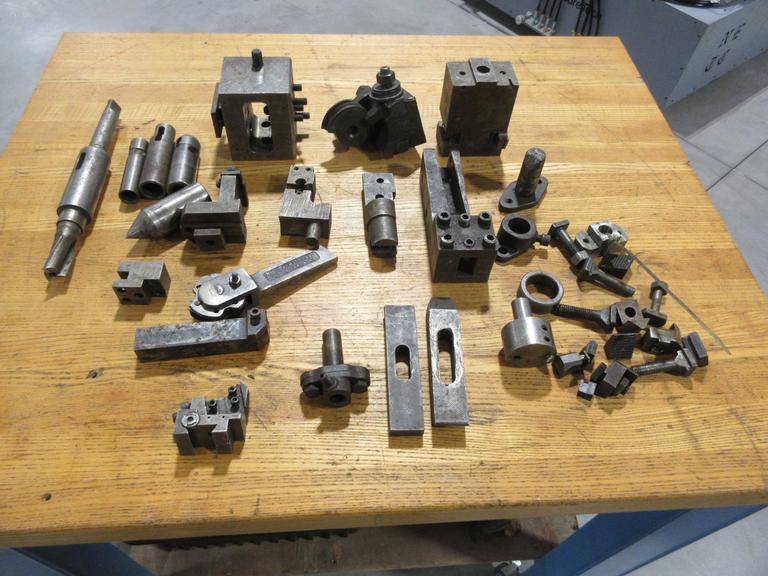 Tool Holders Assorted Types, Lathe Stick Tools, Morse Taper Adapters