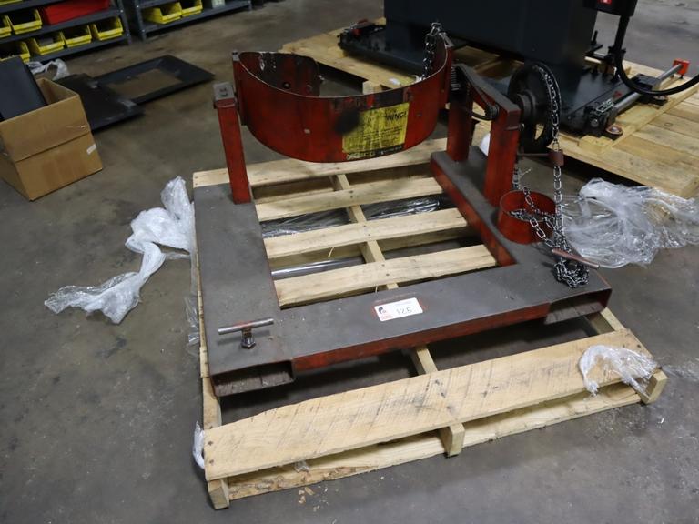 Barrel Carrier - Forklift Mount with Dumping Feature