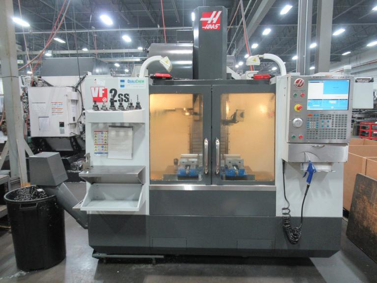 Haas VF-2SS CNC Vertical Machining Center, 30"x16"x20" Travels, CT40, 12k RPM, Probing, High Speed Machining