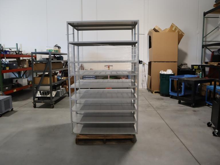 9-Level Heavy Duty, Light Grey Shelf (2)