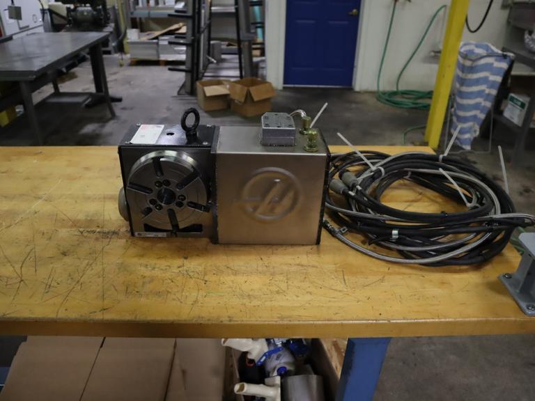 Haas HRT-160SS Programmable Rotary Table, Brushless Sigma 5 Motor, Cables, Connectors