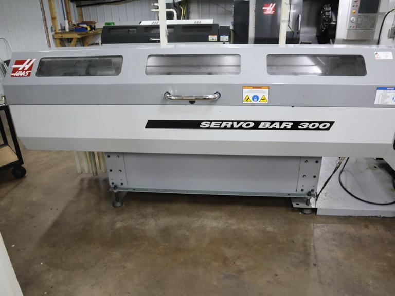 Haas Servo Bar 300 Bar Feed with Floor Plate for Haas SL-10 CNC Lathe