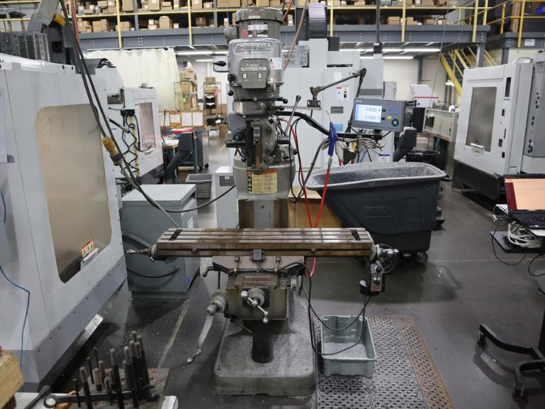 Bridgeport Series I Milling Machine - Acu-Rite 2-Axis DRO