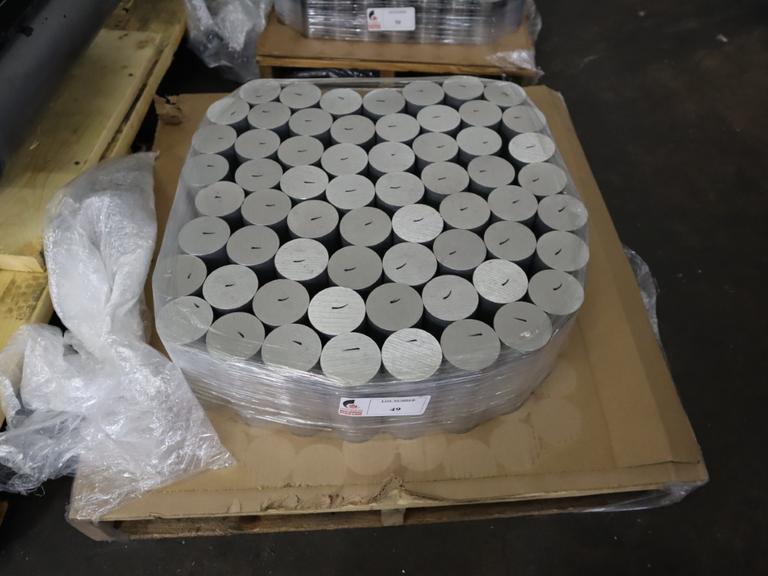 6061 Aluminum Bars 6061-T6511 2.65" Diameter x 6.6" Lengths with Certifications