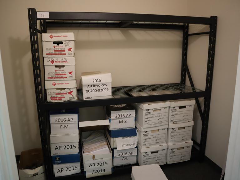 Heavy Duty Shelve Racking With Wire Decking - NO CONTENTS