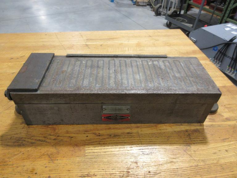E-L-Essley Manual Magnetic Chuck, 6" x 18" Coarse Pull