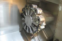 Haas ST-20 CNC Lathe Turning Center, 13"x22.5", 2.5" Bar Cap, Haas ServoBar 300 Bar Feed, Chip Con