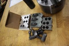 Kitagawa B-206 6" 3-Jaw Chuck With Assorted Jaws