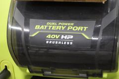 Ryobi Cordless Electric Show Thrower 40V with (2) Batteries and Charger