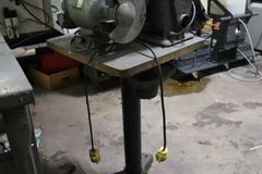 Washington 6" Bench Grinder and Ryobi Combination 6" Belt, 6" Disc Grinder on Stand