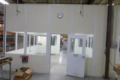 Quality Assurance Lab - 20' x 20' with (1) 72" x 120" Double Door Entrance and (1) 36" x 84" Door, Friedrich Wall Mounted Air Conditioner, DISMANTELD, PALLETIZED AND READY FOR PICK UP