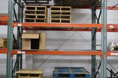 Pallet Racking Teardrop Stye 102" x 42" x 120"H 3-Shelves with Wire Decking - NO CONTNENTS