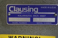 Clausing Model 1677 15" Floor Model Drill Press, 5-Speeds, Hand Quill Feed, Drill Vise, Keyless Chuck - Single Phase