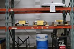 Pallet Racking Teardrop Style 107" x 42" x 120"H with 3 Shelves and Wire Decking - NO CONTENTS